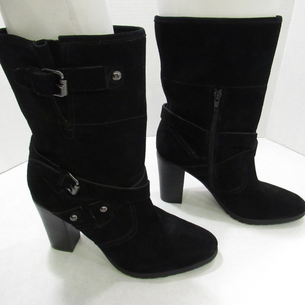 Crown Vintage Hadley Black Suede Boots - Picture 5 of 8